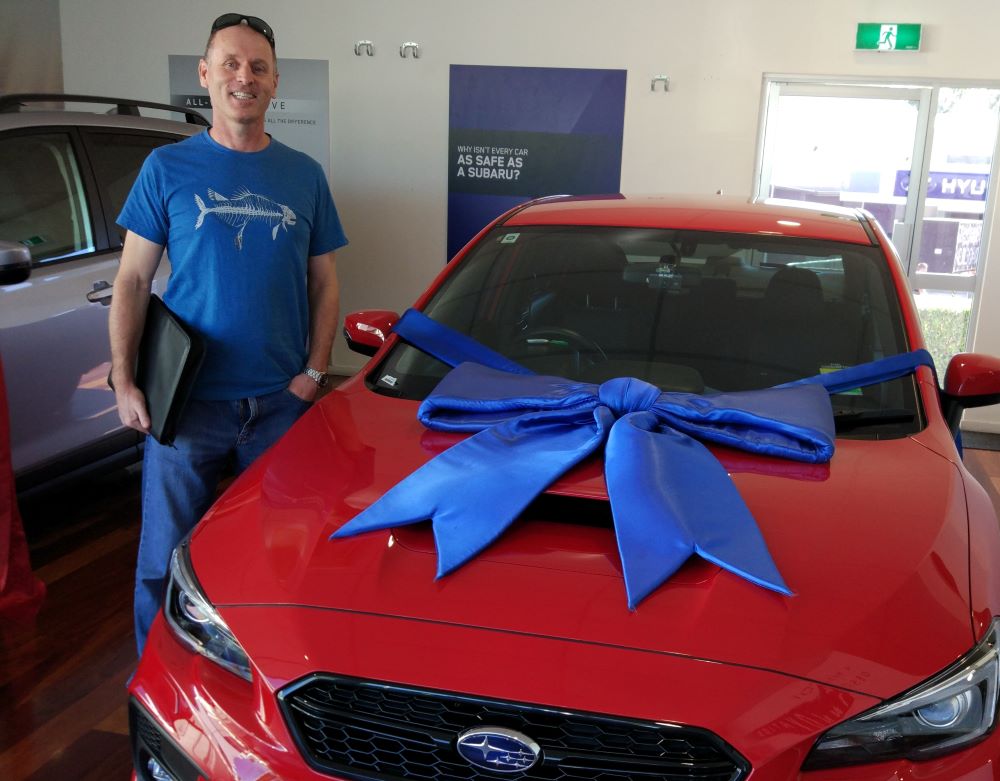 2020 year of the hot nurse - Ian with Car